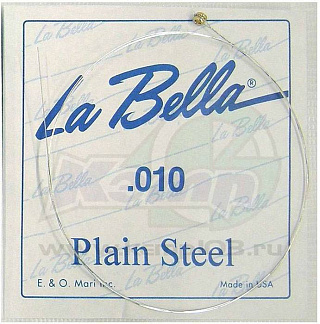 СТРУНА LA BELLA PLAIN STEEL PS010