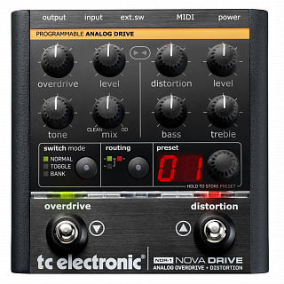 ГИТАРНЫЙ ЭФФЕКТ TC ELECTRONIC NDR-1 Nova Drive