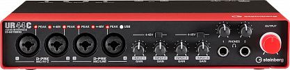 USB аудио интерфейс Steinberg UR44C Red