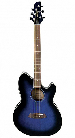 ЭЛЕКТРОАКУСТИЧЕСКАЯ ГИТАРА IBANEZ TCY10E TRANSPARENT BLUE SUNBURST