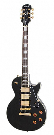 ЭЛЕКТРОГИТАРА EPIPHONE LP BLACK BEAUTY EBONY GLD HDWE 3 PICKUP