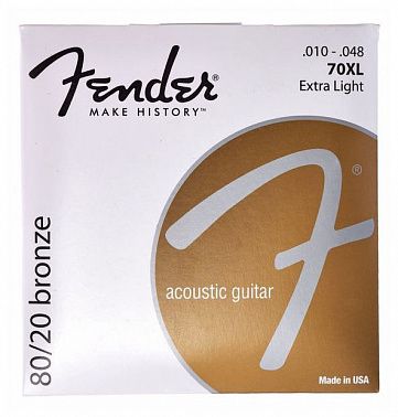 Струны FENDER ACOUSTIC 70XL
