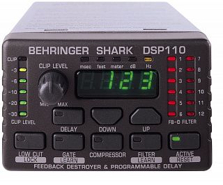 МИКРОФОННЫЙ ПРЕДУСИЛИТЕЛЬ - ПРОЦЕССОР BEHRINGER SHARK DSP110