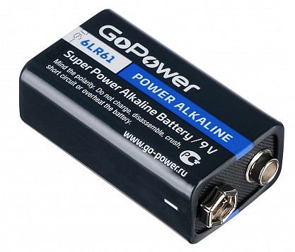 Батарейки GoPower Super Power Alkaline (крона)