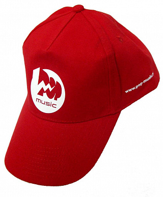 БЕЙСБОЛКА POP-MUSIC КРАСНАЯ