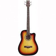 ЭЛЕКТРОАКУСТИЧЕСКАЯ БАС-ГИТАРА STAGG AB203CE-SB