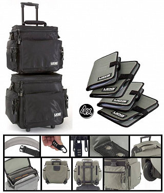 DJ ПАК ИЗ ДВУХ СУМОК UDG SLING BAG TROLLEY SET BLACK
