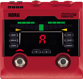 ТЮНЕР KORG PITCHBLACK+ RD