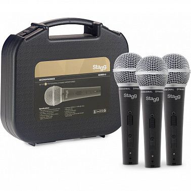 КОМПЛЕКТ МИКРОФОНОВ STAGG SDM50-3