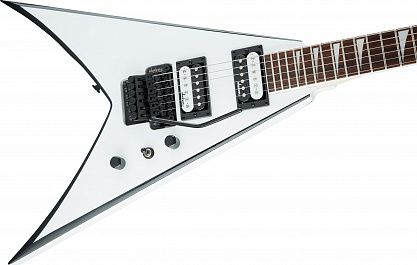 Электрогитара JACKSON JS32 King V White with Black Bevels