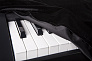 Черная накидка для цифрового пианино универсальная