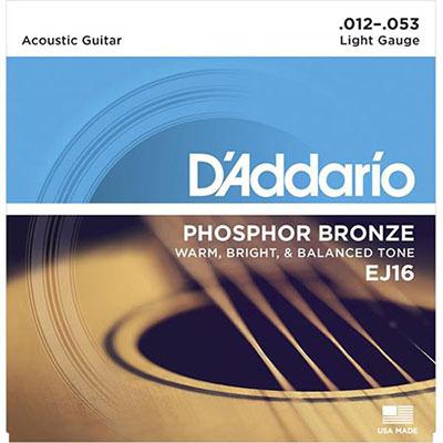 Гитарные струны D`ADDARIO EJ16